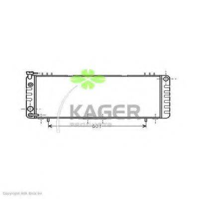 KAGER 310548 Радіатор, охолодження двигуна
