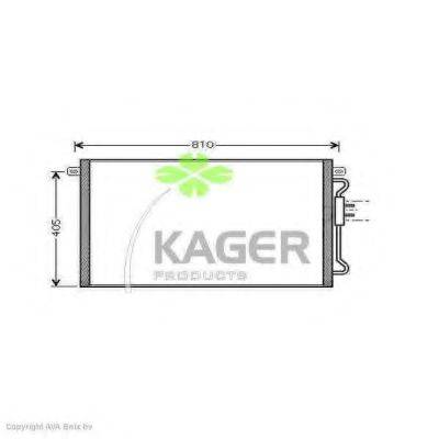 KAGER 945077 Конденсатор, кондиціонер