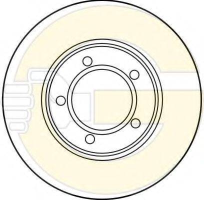 GIRLING 6019161 гальмівний диск