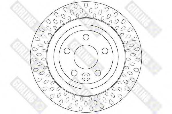 GIRLING 6063872 гальмівний диск