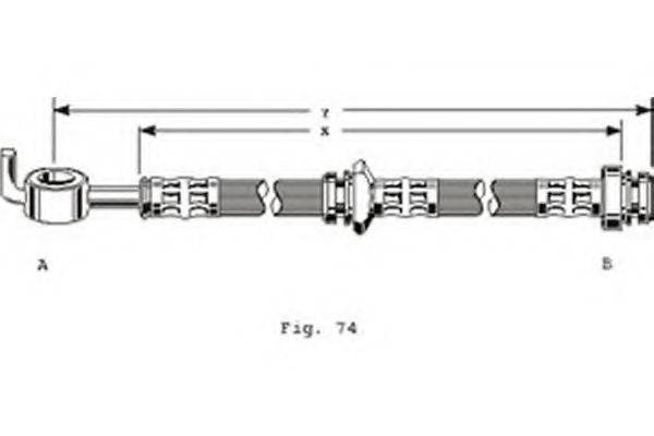 GIRLING 9004289 Гальмівний шланг