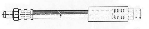 KAWE 511224 Гальмівний шланг