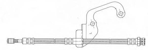 KAWE 511956 Гальмівний шланг