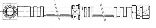 KAWE 510719 Гальмівний шланг