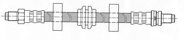 KAWE 511558 Гальмівний шланг