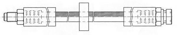 KAWE 511713 Гальмівний шланг