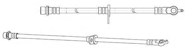 KAWE 512619 Гальмівний шланг