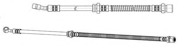 KAWE 512656 Гальмівний шланг