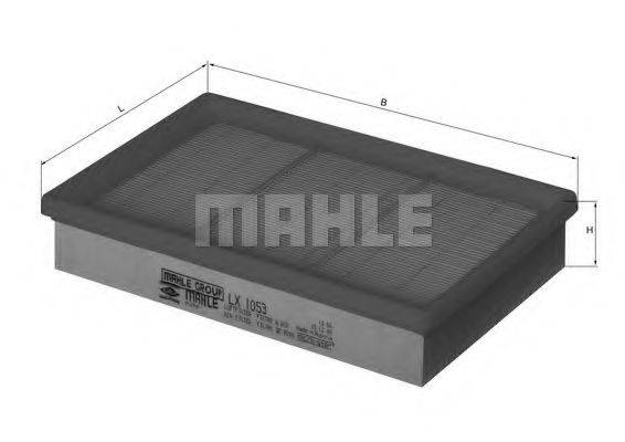 MAHLE ORIGINAL LX1053 Повітряний фільтр