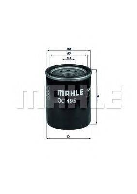 MAHLE ORIGINAL OC495 Масляний фільтр