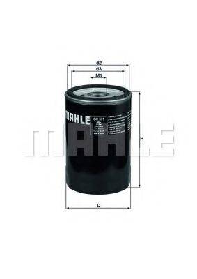 MAHLE ORIGINAL OC 571