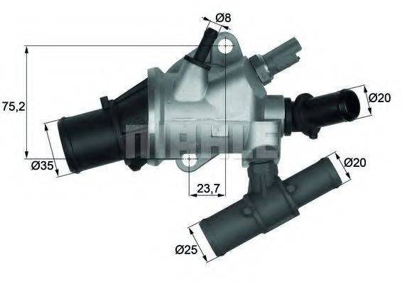 MAHLE ORIGINAL TI 176 88