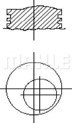 MAHLE ORIGINAL S14120 Поршень