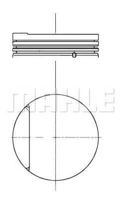 MAHLE ORIGINAL E70770 Поршень