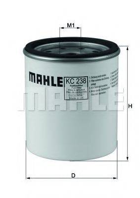 MAHLE ORIGINAL KC238D Паливний фільтр