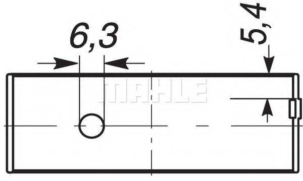 VOLVO 270 081 Шатунний підшипник