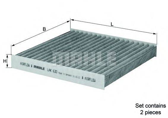 MAHLE ORIGINAL LAK 630/S