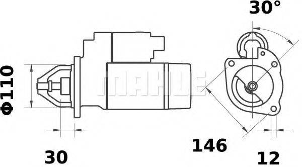 MAHLE ORIGINAL MS 187