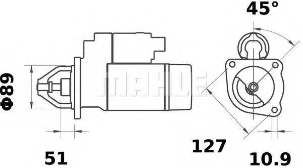 MAHLE ORIGINAL MS 148