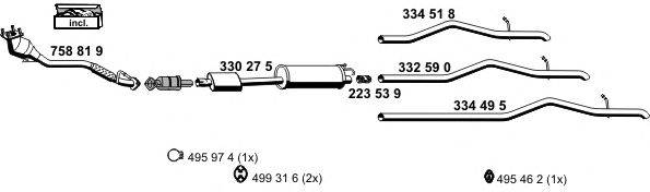 ERNST 031346 Система випуску ОГ