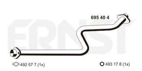 ERNST 695404 Труба вихлопного газу