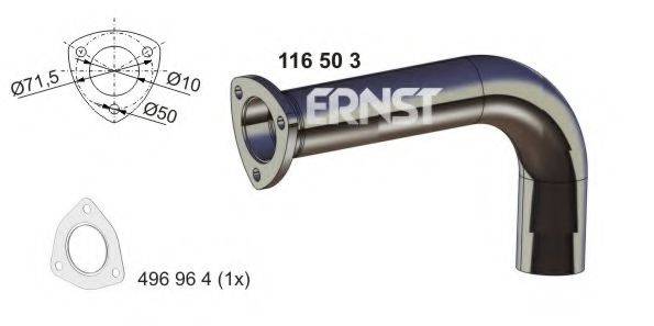 VAG 025 251 185 C Труба вихлопного газу