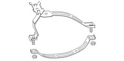 BMW 18 21 1 176 711 Кронштейн, глушник