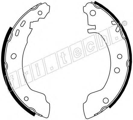 FRI.TECH. 1067184 Комплект гальмівних колодок