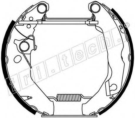FRI.TECH. 16066 Комплект гальмівних колодок
