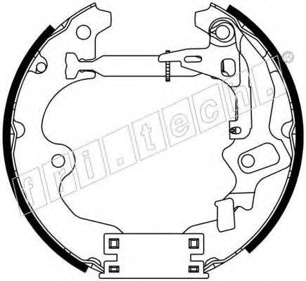 FRI.TECH. 16327 Комплект гальмівних колодок