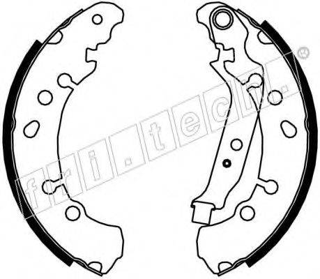 FRI.TECH. 17422 Комплект гальмівних колодок