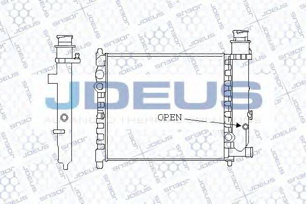 JDEUS 021V01 Радіатор, охолодження двигуна