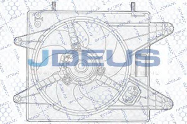 JDEUS EV815400 Вентилятор, охолодження двигуна