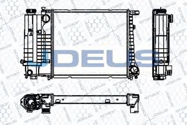 JDEUS RA0050590 Радіатор, охолодження двигуна