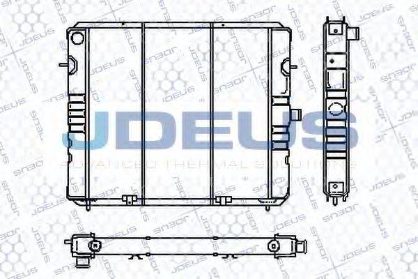 JDEUS RA0200340 Радіатор, охолодження двигуна