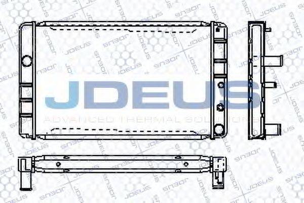 JDEUS RA0310230 Радіатор, охолодження двигуна