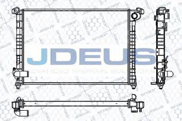 JDEUS RA0700000 Радіатор, охолодження двигуна