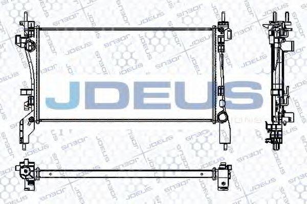 JDEUS RA0070300 Радіатор, охолодження двигуна