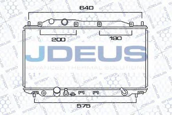 JDEUS 013M31 Радіатор, охолодження двигуна