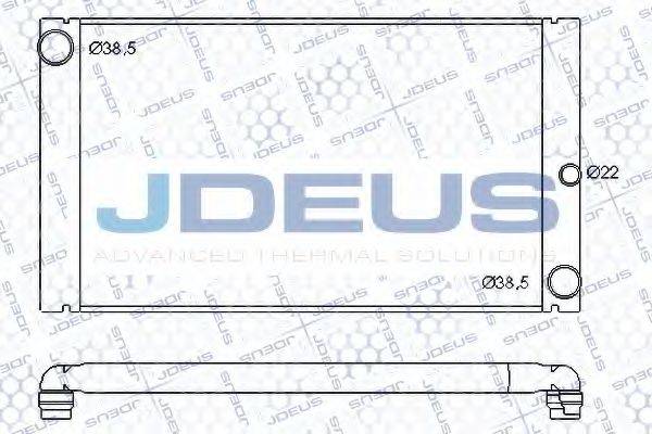 JDEUS 005M25 Радіатор, охолодження двигуна