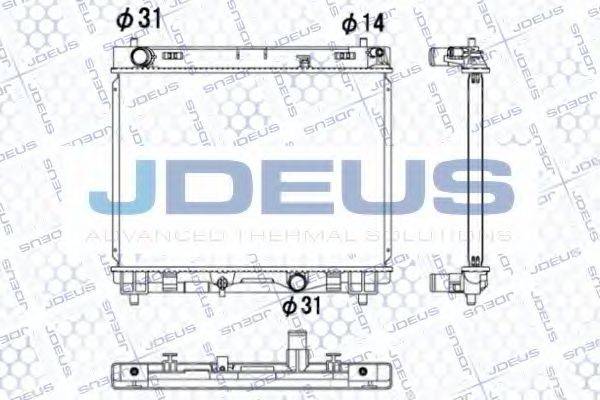 JDEUS 028M79 Радіатор, охолодження двигуна