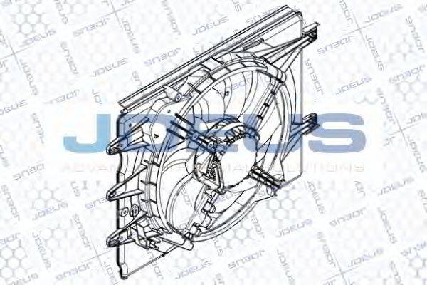 JDEUS EV8A9810 Вентилятор, охолодження двигуна