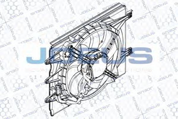 JDEUS EV8A9610 Вентилятор, охолодження двигуна