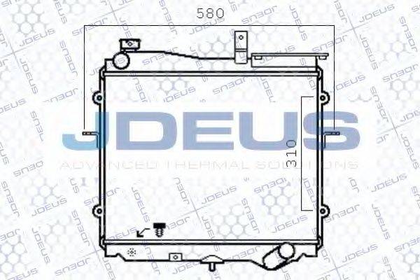 JDEUS 065M26 Радіатор, охолодження двигуна