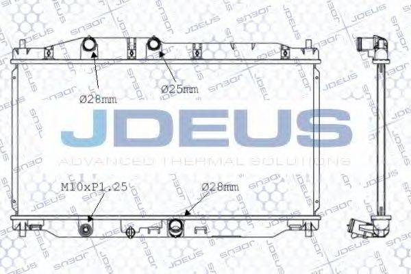 JDEUS 013M41 Радіатор, охолодження двигуна