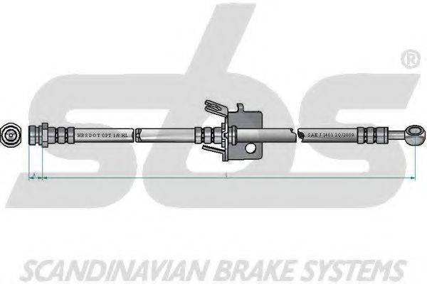 SBS 1330853497 Гальмівний шланг
