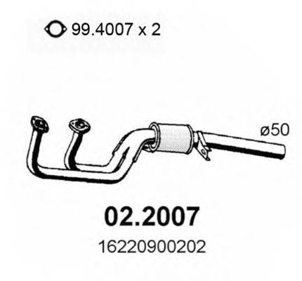 ALFA ROMEO 60565707 Передглушувач вихлопних газів