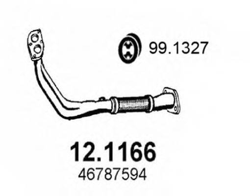ASSO 121166 Труба вихлопного газу