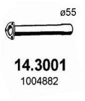 ASSO 143001 Труба вихлопного газу