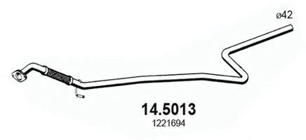 ASSO 145013 Труба вихлопного газу